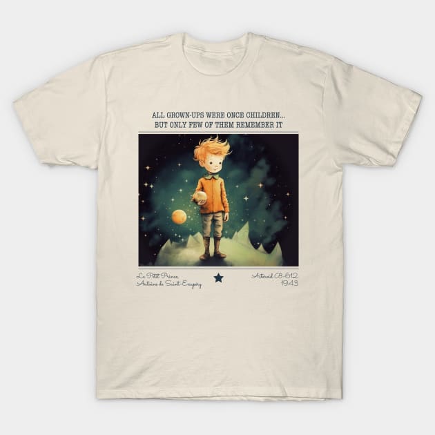 Little Prince - Le Petit Prince children's books T-Shirt by OutfittersAve